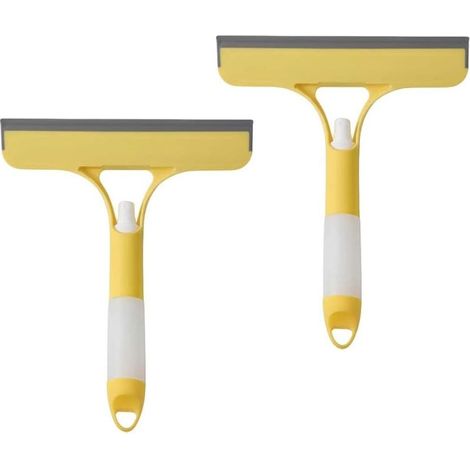 3-in-1 Duschabzieher, Autofensterreiniger, Autofensterreiniger, Duschfensterreinigungswerkzeug, Fensterreinigungswerkzeug, Fensterabzieher mit Reinigungsspray (1/5)