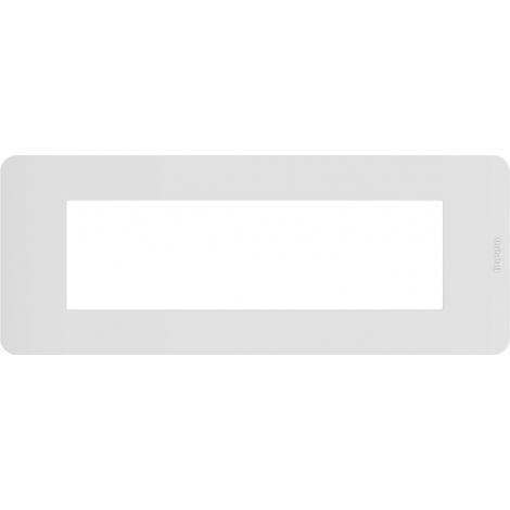 Placca 7 Moduli White Bianco Serie MatixGo