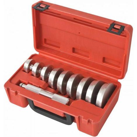 Estrattori cuscinetti boccole set 10 pz con valigetta ruote auto moto camion (1/5)