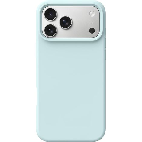 Coque pour iPhone 18 Pro Max en Silicone Liquide, Bleu Ciel (1/5)