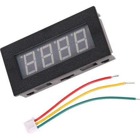 Tachymètre numérique de précision avec écran LED rouge 0.56 pouces module mesure vitesse moteur RPM (1/2)