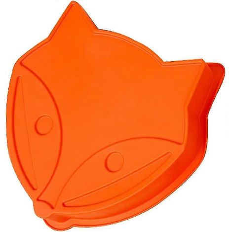 Moule à gâteau en silicone en forme de renard, grand format, pour gâteau mousse au chocolat et aux fruits, créatif et raffiné. Idéal pour une fête d'anniversaire romantique et originale.
