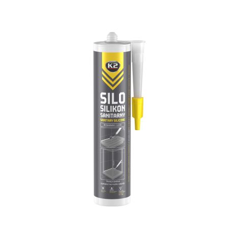 K2 SILIKON SANITARNY 300ml BEZBARWNY SILO