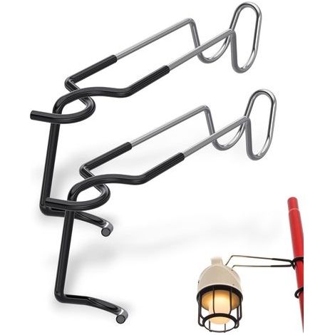 Support de lanterne de camping multi-pièces - accessoires de tente robustes, crochet pour lanterne, suspension lumineuse. - (1/4)
