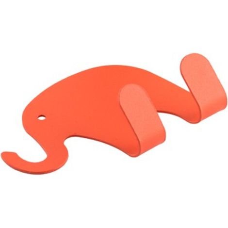 Percha Adhesiva Elefante 2 Ganchos Lauxa Home Acero Inoxidable Colores Variados 7.5x5.5cm 2kg