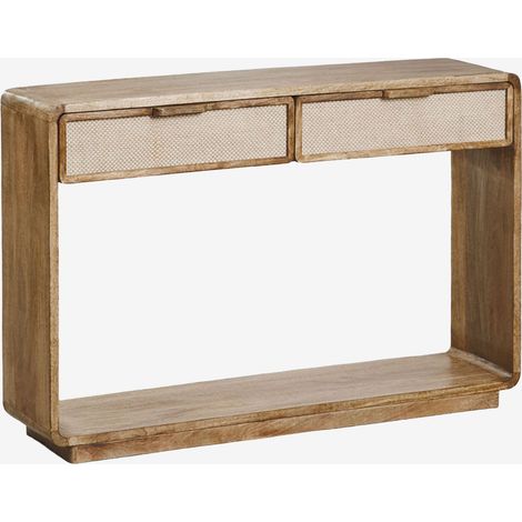 Consola recibidor 120x30 cm en madera de mango Abrams SKLUM (1/5)