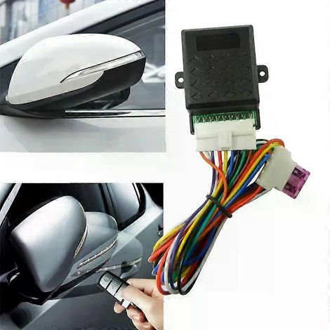 Système de rabattement automatique des rétroviseurs extérieurs et intérieur (modules universels CarJXLGV) (1/5)