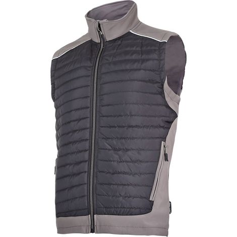Gilet isolant, noir-kaki, taille XL, CE, Lahti