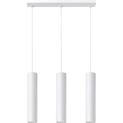 Lámpara colgante Lagos 3 GU10 blanca Sollux SL.0325 (1/2)