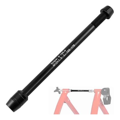 Bike Trainers, Bike Axle Thru Front Wheel, M12×1.5 Bike Trainer, Home Trainer Fixed Rear Wheel, Accessories for Cycling Equipment (1/5)