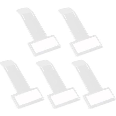 Windschutzscheiben-Ticketclip, transparenter Parktickethalterclip, selbstklebender Windschutzscheiben-Kennzeichen-Ticketclip für Parkgenehmigungen (1/4)