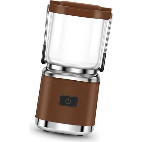 Lampada da Campeggio Portatile Ricaricabile USB – Luce Dimmerabile 4 Modalità, Impermeabile IPX5 in ABS Resistente – Design Compatto con Maniglia – Ideale per Esterni, Cantiere e Emergenze (1/4)