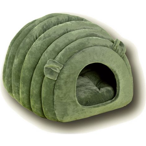 Maison chaude pour chat, grotte douillette en forme de dôme, panier pour chaton, couchage confortable pour chien, nid d'intérieur pour animaux de compagnie, sac de couchage (1/4)