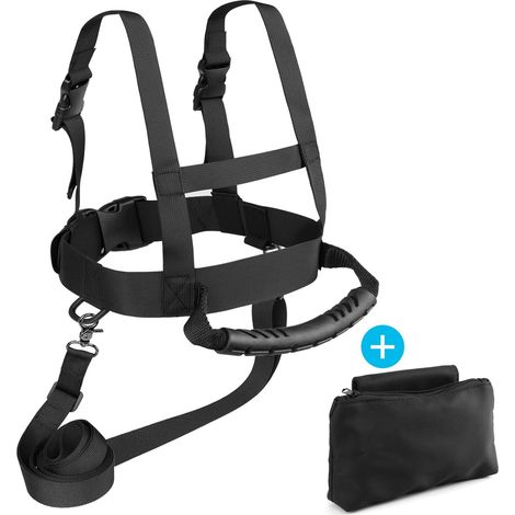 1 Harnais de Ski, Laisse Réglable 2,1m, Poignée de Levage, Sac de Rangement, pour Enfants Débutants (1/5)