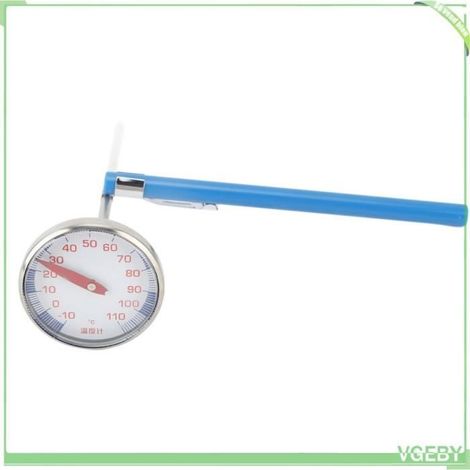Thermomètre à Cadran - V GEBY - T816 - Acier Inoxydable - Étanche - Précision de -10 à 110 ℃ (1/4)