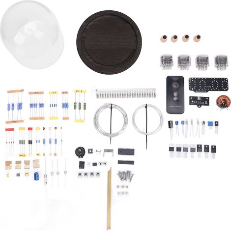 Nixie Tube horloge Kit luminosité réglable rétro Cyberpunk décor de bureau cadeau électronique DC5V 1A USB