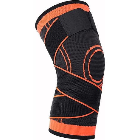 VURAHOME - Genouillère, 1 PCS Genouillère Élastique Réglable, Genouillère de Compression Sports, Genouillère Rotulienne et Ligamentaire, Genouillère Arthrose Genou, Respirant et Unisexe (1/5)