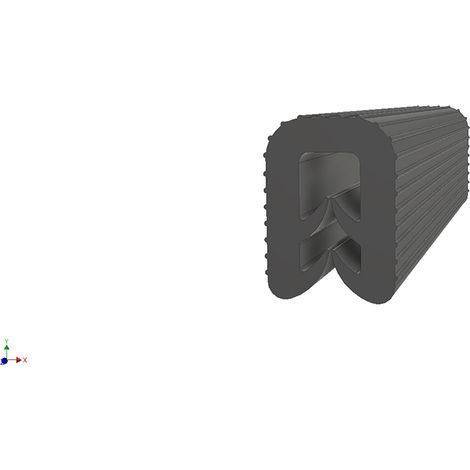 Protection de bordure RS PRO noir, 20m x 14 mm x 9.8mm ( Prix pour Bobine de 20 Mètres )