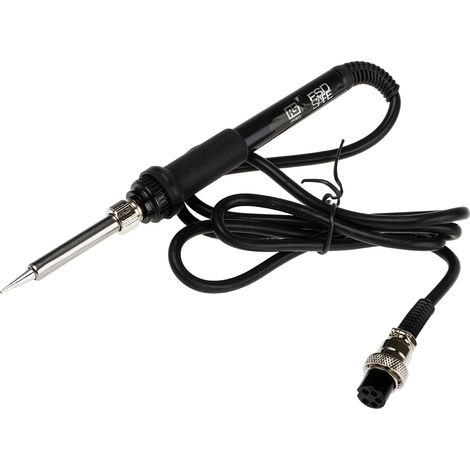Fer à souder électrique RS PRO, 24V, 60W, à utiliser avec Station de soudage 256B, Station de soudage 989B ( Prix pour 1 )