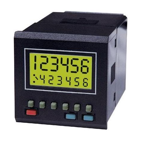 Trumeter 7932 contador con presintonía programable negro