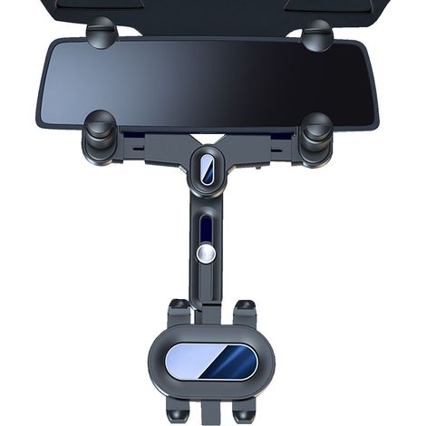 Support de téléphone pour rétroviseur de voiture, rotatif à 360°, rétractable et réglable support universel multifonctionnel pour tous les téléphones portables. (1/5)