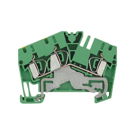 bloc de jonction - a ressort - 4 mm2 - vert - weidmuller 1770390000