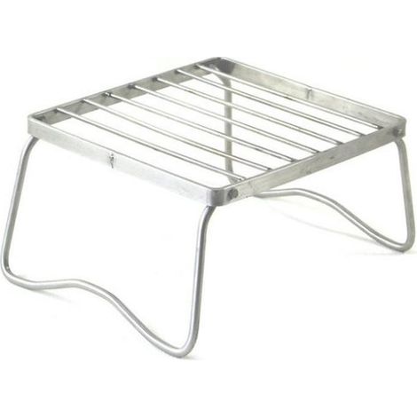 Mini barbecue, support de brûleur en acier inoxydable 304, ustensiles de cuisine portables pour le camping (1/4)