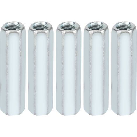 5 pièces M6 40 longue tige écrou hexagonal manchon hexagonal écrou entretoise attaches filetées (1/4)