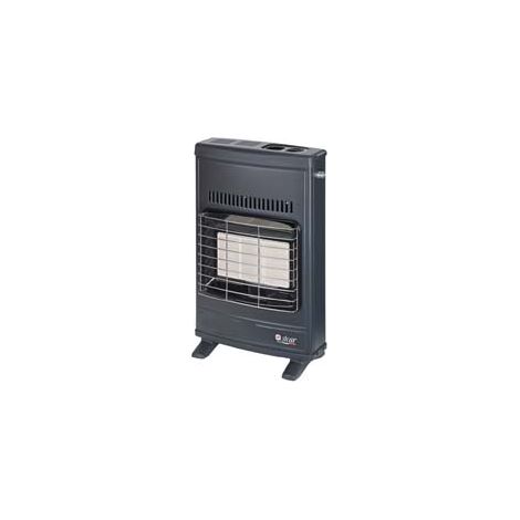 STUFA INFRAROSSI  A GAS METANO VENTILATA 4200W GRIGIA  misure cm.42,5x15x64h. peso kg.7,6  ECO42T    SICAR