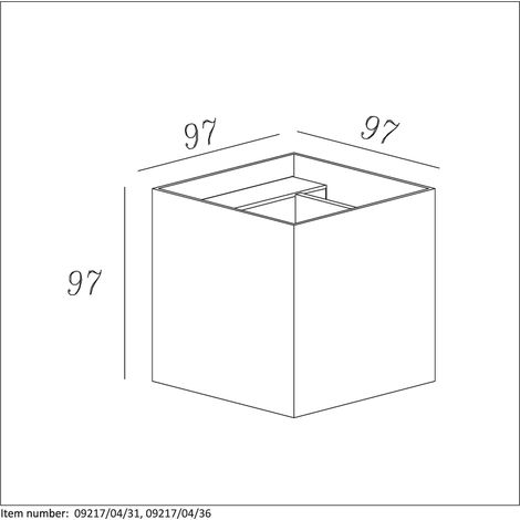 Lucide 09217/04/31 a +, Xio – Lampada da parete LED – Dimmerabile, 1 X 4 W, 2700 K, Alluminio, G9, 9.6 x 9.6 x 9.6 cm (1/5)