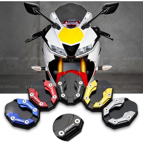 (R125 GOLD) Extension de béquille latérale compatible avec YAMAHA YZF R15 V3 R125 R125M, repose-pied élargisseur de béquille pour moto YZFR15 YZFR125 2017-2022 2021 maxpower (1/4)