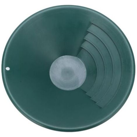 Poêle à panoramique dorée de 260 mm, classificateur de tamisage en ABS, accessoire de plateau de tamis de lavage, vert (1/5)