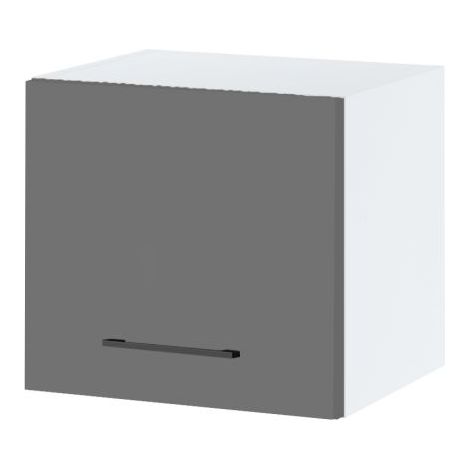 Meuble haut SLIM de cuisine Lovia Gris Mat 1 porte relevable L 40 cm - Porte avec poignée apparente Grey