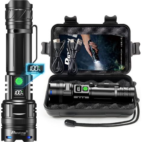 lampe Torche Rechargeable 1000000 Single One Mode 15 heures (1/5)