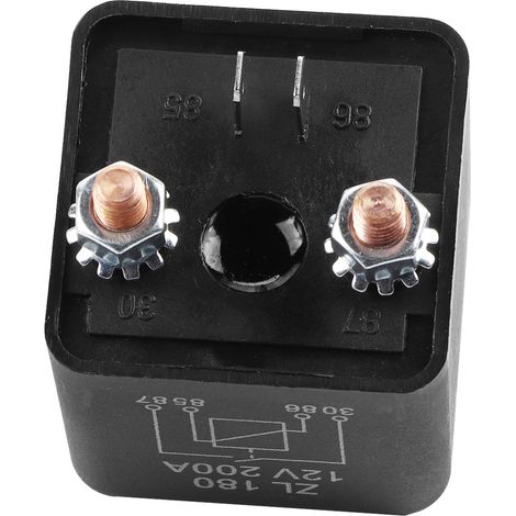 Commutateur de batterie 12V 200A robuste pour voiture bateau, relais de charge division ON/OFF 200Amp (1/5)