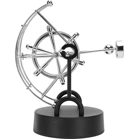 Pendule Magnétique Perpétuelle en Forme d'Éventail - Décoration de Bureau et Meuble