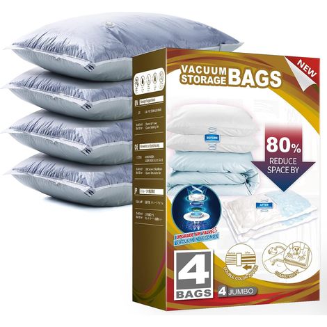 Sac Sous Vide Vêtement Aspirateur 4 Pièces, s,100 x 80 CM (1/5)