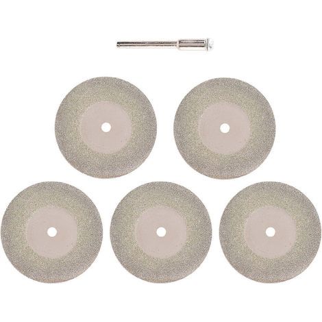 Set mit 5 Mini-Trennscheiben (40 mm) für Rotationszubehör, Diamantschleifscheiben, Rotationswerkzeuge, kreisförmige Diamantschleifscheiben (1/3)