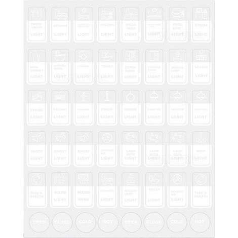Filiyano-Icônes autocollantes pour interrupteurs tactiles avec étiquettes résistantes aux intempéries pour une meilleure fonctionnalité de la maison (1/5)