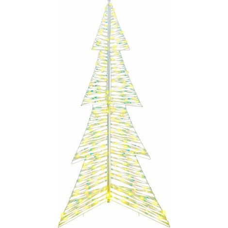 Sapin de Noël,Arbre de Noël avec 240 LED Blanc chaud 180 cm PET CFW58793 (1/5)