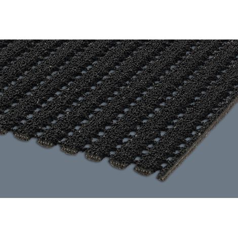 Sicherheits-Matte - Granulatmatte - 120 cm - 7mm dick - pro Laufmeter - Graphit (Dunkelgrau)