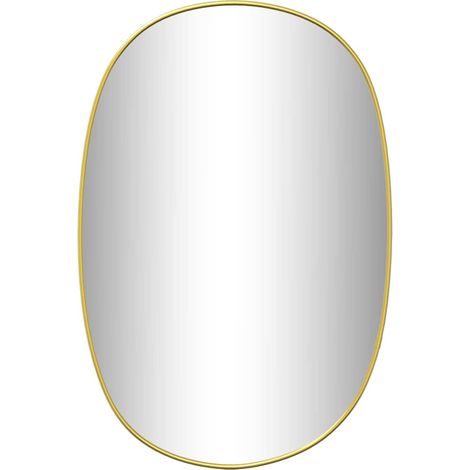 Miroir mural Doré 50x35 cm