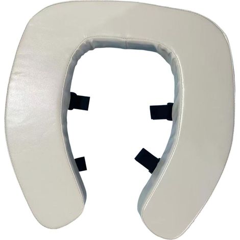 Coussin de Siège de Toilette Rembourré et Souple, Housse de Siège de Toilette, Rehausseur de Siège épais en Forme de U, Housse de WC Lavable (1/5)