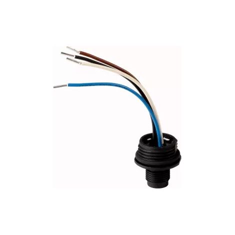 Eaton 266136 M12B Einbaustecker M12 250 V IP66 1 St. (1/2)