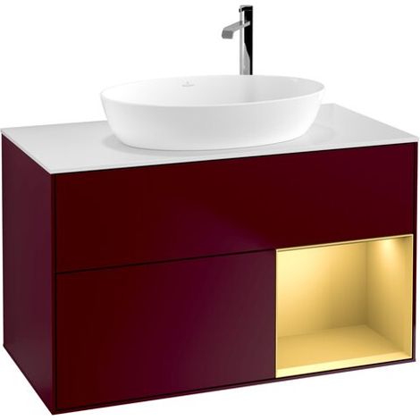 Villeroy & Boch F901HFHB Meuble sous-lavabo Finion F90 (1/2)
