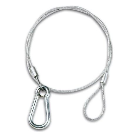 HQ-Power CABLE DE SEGURIDAD CON PROTECCIÓN PVC - CARGA MÁX. 20kg