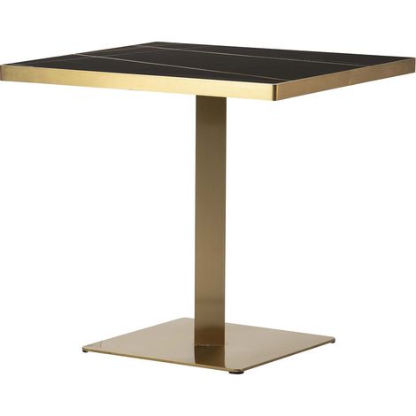 Edelstahl Esstisch. Lodi Stein 80X80X75 Cm (1/5)