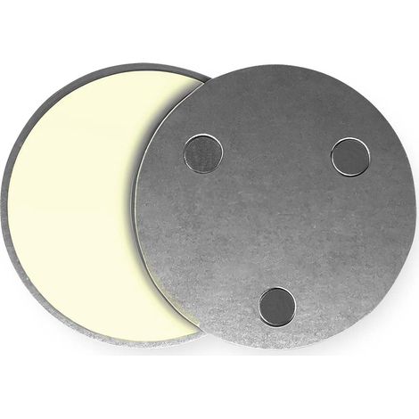 Kit de fixation magnétique pour détecteurs de fumée et de monoxyde de carbone, sans perçage