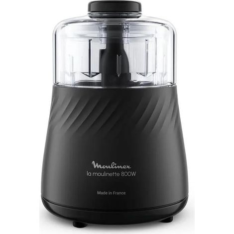 Moulinex DP710810 Mini Picadora Negra Transparente 0,5L