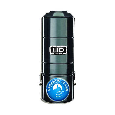 ASPIRATEUR CENTRAL SANS SAC SANS FILTRE HD800C (jusqu’à 350 M²) GARANTIE 10 ans (1/3)